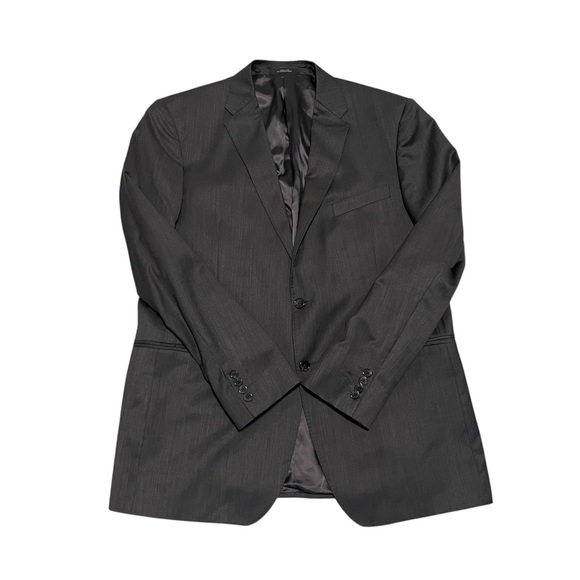 Ermenegildo Zegna Mens Gray 100% Wool Blazer/Sport Coat- Size 46 L (Read) - Picture 1 of 15